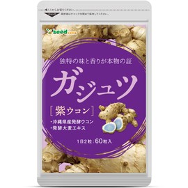 シードコムス ガジュツ 紫ウコン サプリメント 約1ヶ月分 60粒