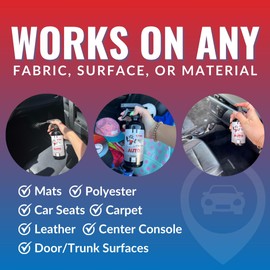 The Stink Solution Car Deodorizer Odor Eliminator For Strong Odor: Quickly Banish Smoke, Pet, Food, Sweat, & Other Foul Odor! Safe Car Freshener for Car Seats & More! - 1 16 oz, 1 4 oz (Coconut Mango)