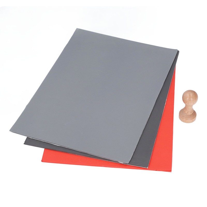 Laser Engraving Machine Rubber Stamp Kit 3Pcs A4 Rubber Stamp