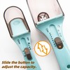 Kybelehoo Pack of 2 Adjustable Measuring Spoons with Scale, Multifunctional
