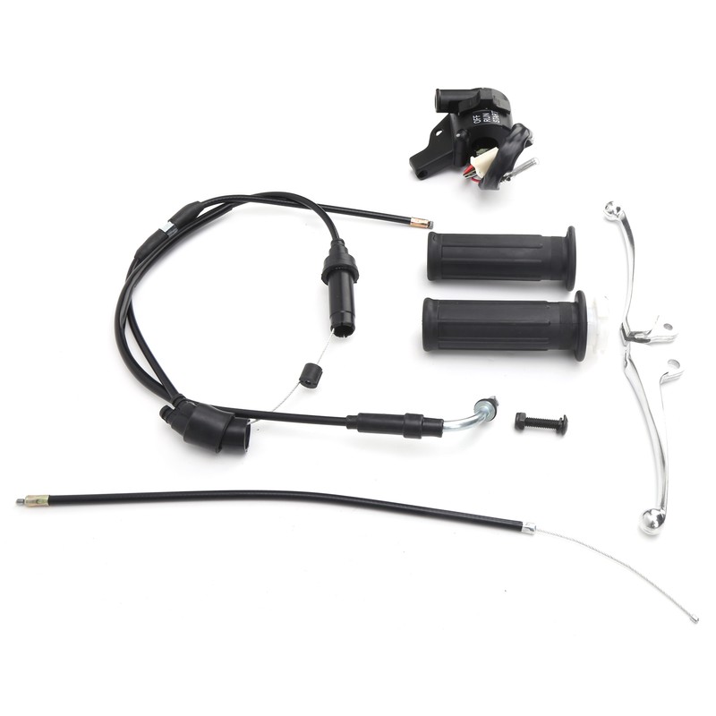 Throttle Grip Cable Brake Lever Ignition Switch Kit Fit for