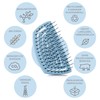 Ninabella Mini V2 Organic Hair Brush without Pulling, Professional Detangling