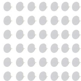 50 Pack Reflective Tacks for Trail Marking, 0.4" Diameter Reflective Trail Markers Reflective Thumb Tacks Glow in The Dark Tacks for Hunting Hiking Camping Outdoor Survival with Clear Box (Grey)