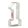 LILIAO Number One #1 Cookie Cutter, 3.93", Stainless Steel