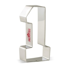 LILIAO Number One #1 Cookie Cutter, 3.93", Stainless Steel