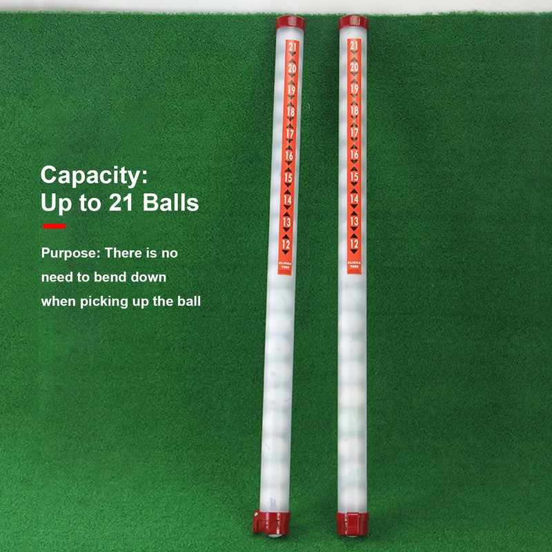 Golf Practice Ball Pick up Tube Retriever Storing Stick 21