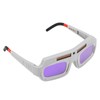 Welding Glasses Soldering Goggles Auto Darkening Solar Power Battery for
