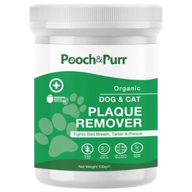 Pooch & Purr Plaque Off Remover For Dog/Plaque Off Cats. Plaque Off Powder For Dogs No Tooth Brush or Toothpaste Needed. Dog & Cat Teeth Cleaning. Dog Plaque Remover Fights Tartar & Bad Breath.