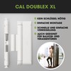 Cal Doublex XL - Fenstersicherung gegen Einbruch, auch für Balkontür,