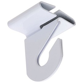 National Hardware N249-664 V156 Suspended Ceiling Hooks in White, 2 pack,1-1/4" x 36"