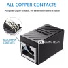 Cople RJ45 Cat5/6/7/8 Zcgoingtech Adaptador Ethernet Alta Velocidad 10Gbps