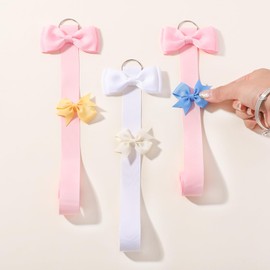 YLEN YHXX 6 PCS Bow Holder for Girls Hair Bows Baby Bow Organizer Baby Hair Accessories Organizer Storage Wall Hanging Home Decor for Girls Room