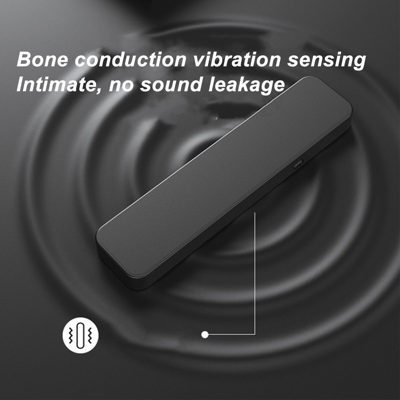 Bone Conduction Pillow Speaker Stereo Bluetooth Wireless Sleeping Speaker for