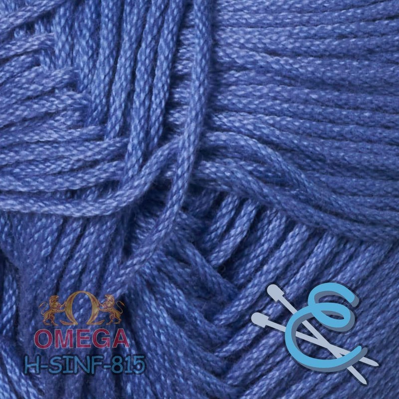 Hilaza Sinfonía Omega 100% algodón, Madeja de 100 gramos (Jacaranda)