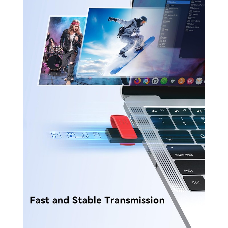 KEXIN USB Stick 64 GB, USB 2.0 Memory Stick 64
