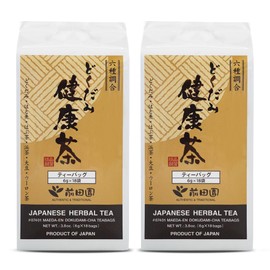 MAEDA-EN Dokudami-cha: Heartleaf Tea, Japanese Traditional Detox Herbal Tea 36 tea bags 07401 2pk