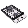 Anlyter 12 Inch Gas Cooktop, 2 Burners Built-in Gas Stovetop