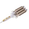 25mm Curling Iron Wand Adjust Temperature Fast Heating 3 Barrel