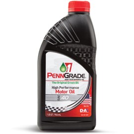 PENN GRADE 1, 71406, Monograde High Performance Oil SAE 40, 1 Quart (6 Pack)