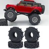 RCHUBAM 4PCS 1.0" Micro Crawler Tires Rubber Tires for 1/24