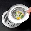 Tongke 2 Pcs Stainless Steel Kitchen Sink Strainer, Anti-Clogging Sink