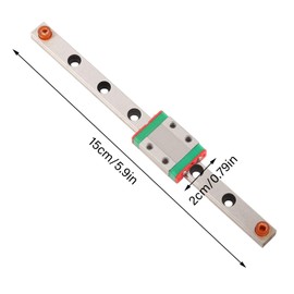 Mini Linear Guide LML9B Miniature Linear Rail 9 mm Width + Slide Block Linear Rail Guide (150 mm)