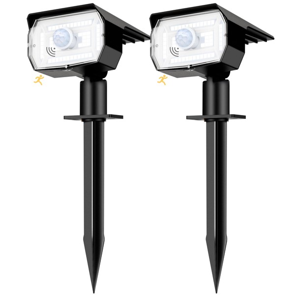 nipify nipify Solarlampen fr Au?en mit Bewegungsmelder, 2 Stck 3