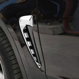 EVGATSAUTO Car mudguard side cover, 2 pieces ABS mudguard stickers, suitable for X5 F15 14-18