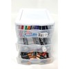 Sterilite 20738006 3 Drawer Clear Mini Unit