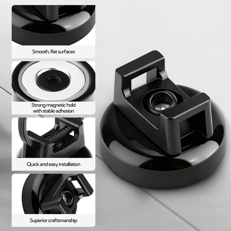 GAGIRA 12Pcs Cable Ties Magnetic, Multipurpose Magnetic Wire Clip, Cable