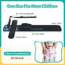 Mybow Pediatric Shoulder Immobilizer Kids Arm Sling for Shoulder Injury Dislocated Medical Child Sling for Broken Collarbone Healing Brace Clavicle Fracture Rotator Cuff Toddler Arm Sling (Small)