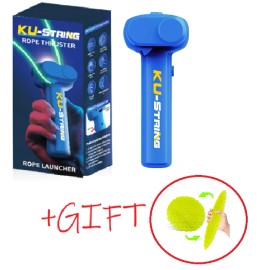 Unbranded Lasso String Shooter Loop Toy Handheld Zip Rope Launcher Propeller Toy US NEW** - Dark Blue