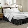 Bare Home Adjustable Wrap Around Ruffled Bed Skirt - 15-inch