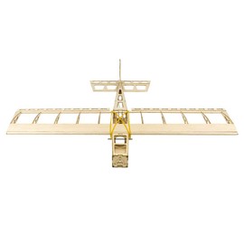 VilogaRC Balsa Wood Airplane R03 STICK-06 Model Aircraft, 580mm Wingspan Laser Cut Unassembled Flying Model Aircraft to Build, DIY RC Airplane Kit for Adults Beginners (KIT+Motor+ESC+Servos+Covering)