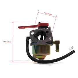 The ROP Shop | Carburetor with Primer & Gaskets for MTD & Cub Cadet 951-10956A, 95110956A Snow