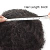 Afro Toupee For Black Men Hair Units Kinky Curly Brazilian