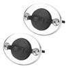 2pcs 316 Stainless Steel Marine Drain Plug Oval Garboard Transom