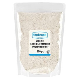 Organic Strong Stoneground Wholemeal Flour 500g | Certified Organic by Fenbrook Organic