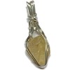 Tektite Libyan Desert Glass Necklace Pendant Sterling Silver Genuine Ancient