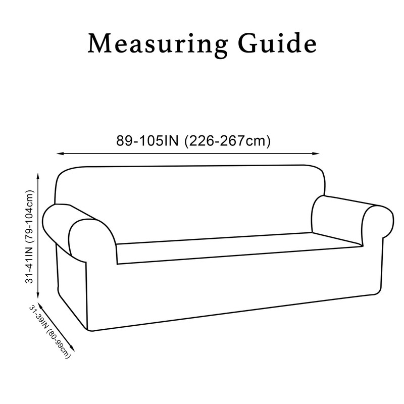Turquoize Velvet Sofa Slipcover Stretch Extra Large Couch Covers for