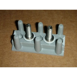 R&B Electronics MS27212-2-2 Aircraft Mil-Spec Terminal Block 2-Position Molded