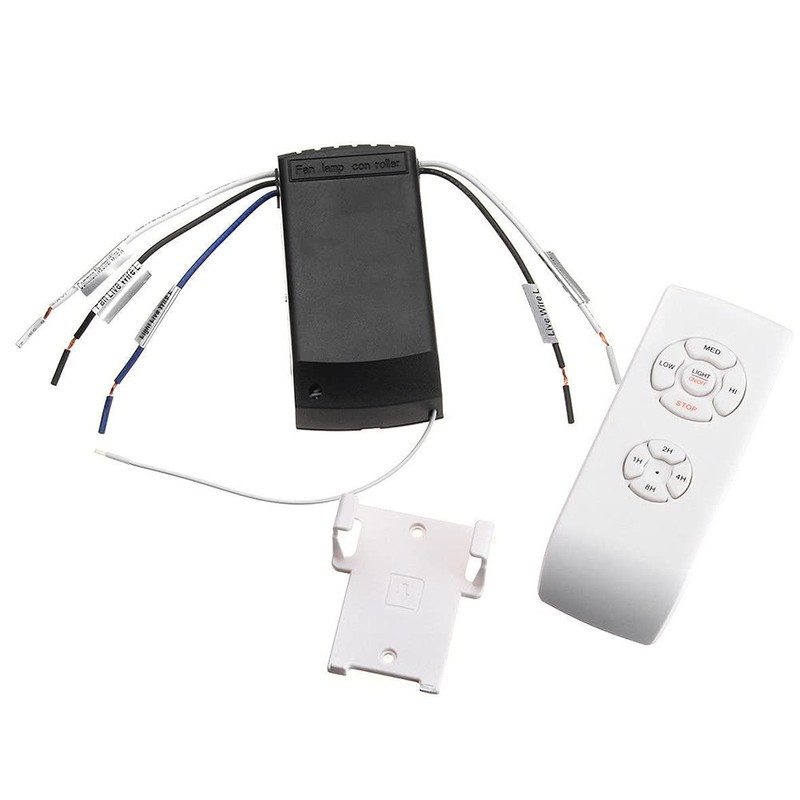ALEOHALTER 110V/220V Universal Ceiling Fan Lamp Remote Control Kit, Wireless