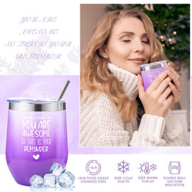 Mothers Day Gifts for Mom, Gifts for Women, Unique Birthday, Christmas, Valentines, Galentines Gift for Women Her, Wife, Teacher, Best Friend, Girlfriend, Sister, Coworker (Lavender)