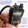 Radio-Tecs HAM Antenna Tactical Counterpoise Tiger Tail Tri-Band Both SMA