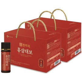 CJ제일제당 한뿌리 홍삼대보 100MLx 20병 CJ CheilJedang Hanpuri Red Ginseng Dae-bo 100ML x 20 bottles