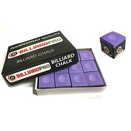 cueball16 12 Pieces/Blocks of PURPLE Tournament Quality Snooker or Pool Cue Tips Chalks