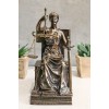Ebros Seated Lady Justice in Blindfold with Scales and Sword