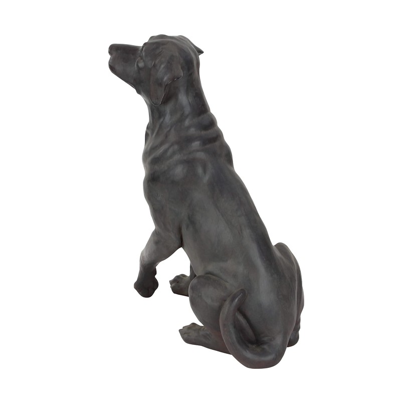 Deco 79 Polystone Dog Decorative Sculpture Home Decor Statue, Accent