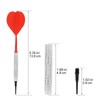 Accmor 12 Pack Soft Tip Darts, Bar Dart, Plastic Tip