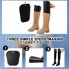 Boot Shape Inserts, 5 Pairs Plastic Boot Stand Holder, 10
